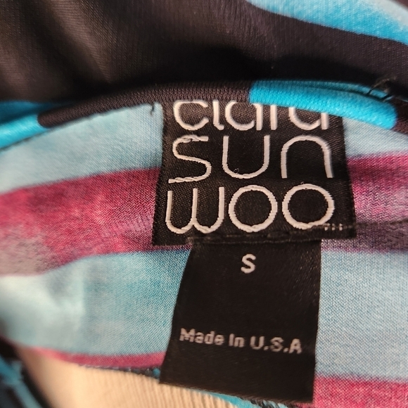 Clara Sun Woo Geometric Dolman Blouse - Picture 5 of 5